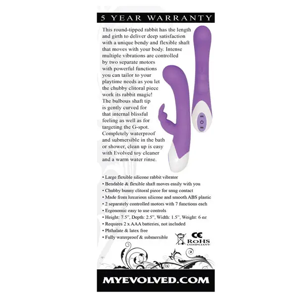 Evolved Enchanted Bunny - Purple - Vibrators