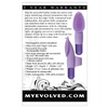Evolved Fingerific Rechargeable Bullet - Purple - Stimulators