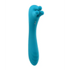 Evolved Heads or Tails Rechargeable Vibrator - Teal - Stimulators