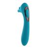 Evolved Heads or Tails Rechargeable Vibrator - Teal - Stimulators