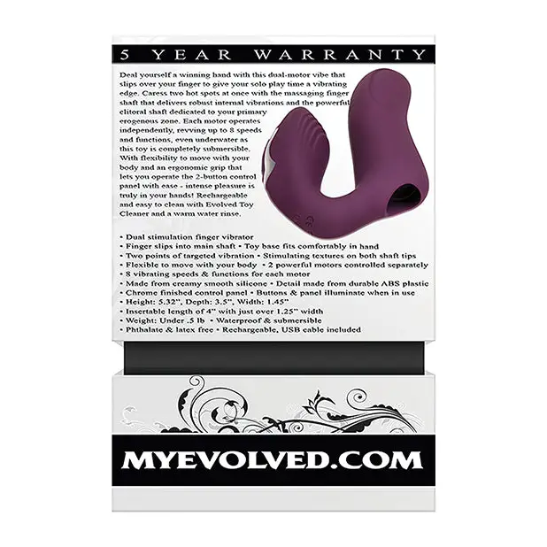 Evolved Helping Hand - Purple - Vibrators