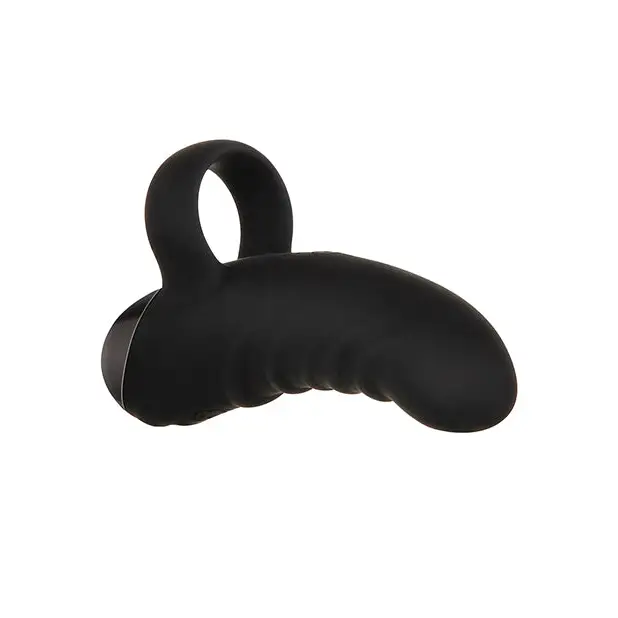 Evolved Hooked on You Curved Finger Vibrator - Black - Vibrators