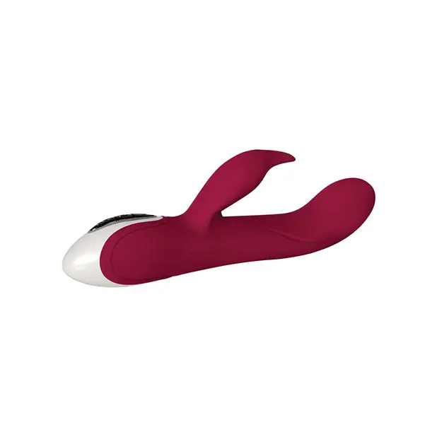 Evolved Inflatable Bunny Dual Stim Rechargeable - Burgundy - Vibrators