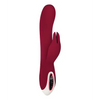 Evolved Inflatable Bunny Dual Stim Rechargeable - Burgundy - Vibrators