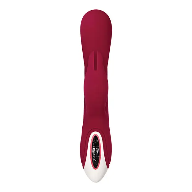 Evolved Inflatable Bunny Dual Stim Rechargeable - Burgundy - Vibrators