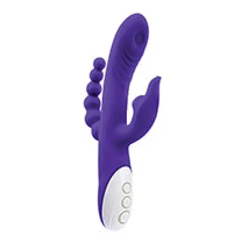 Evolved Lick Me Triple Stim Vibe - Purple - Vibrators
