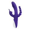 Evolved Lick Me Triple Stim Vibe - Purple - Vibrators