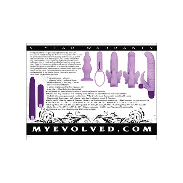 Evolved Lilac Desires Vibrator - Purple - Vibrators