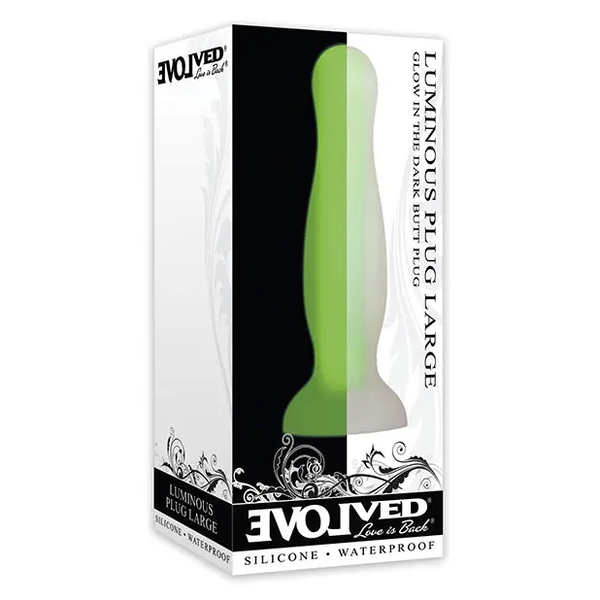 Evolved Luminous Anal Plug Large - Green - Anal Products