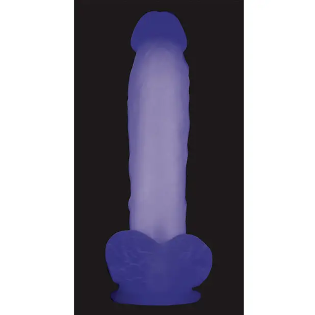 Evolved Luminous Dildo Non Vibrating - Purple - Dongs & Dildos