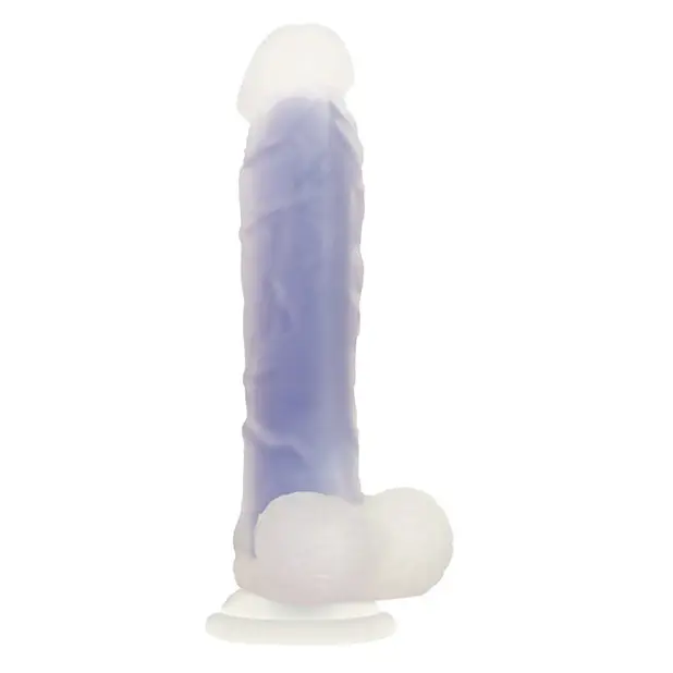 Evolved Luminous Dildo Non Vibrating - Purple - Dongs & Dildos