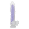 Evolved Luminous Dildo Stud Non Vibrating - Purple - Dongs & Dildos