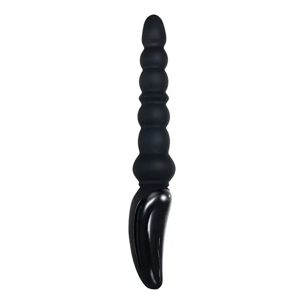 Evolved Magic Stick Beaded Vibrator - Black - Anal Products