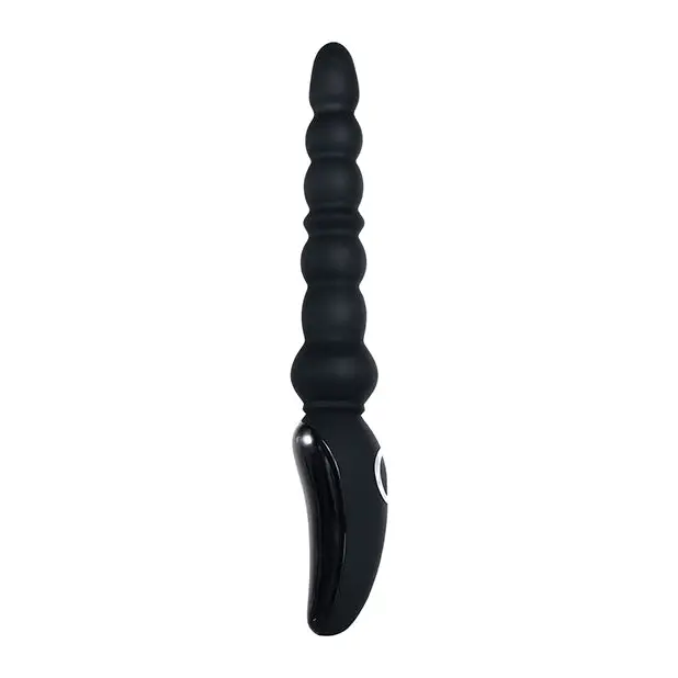 Evolved Magic Stick Beaded Vibrator - Black - Anal Products