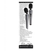 Evolved Mighty Metallic Wand - Gray/Black - Massage Products