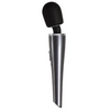 Evolved Mighty Metallic Wand - Gray/Black - Massage Products
