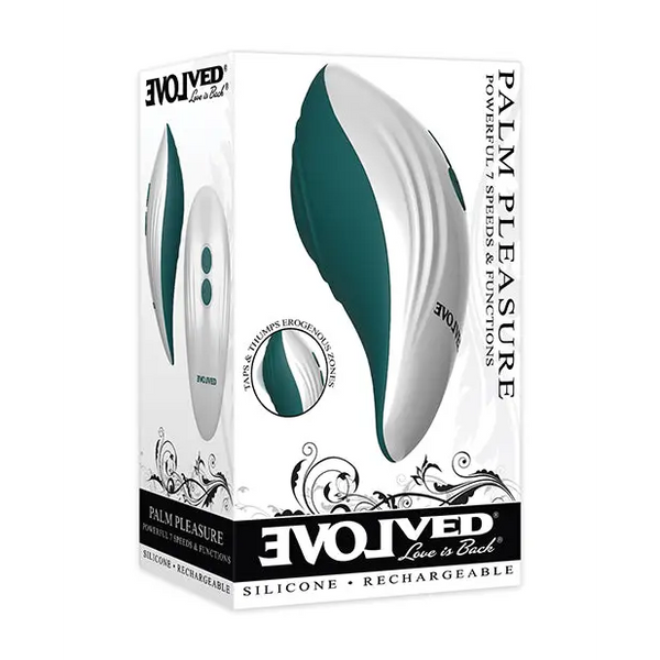 Evolved Palm Pleasure - Teal - Stimulators