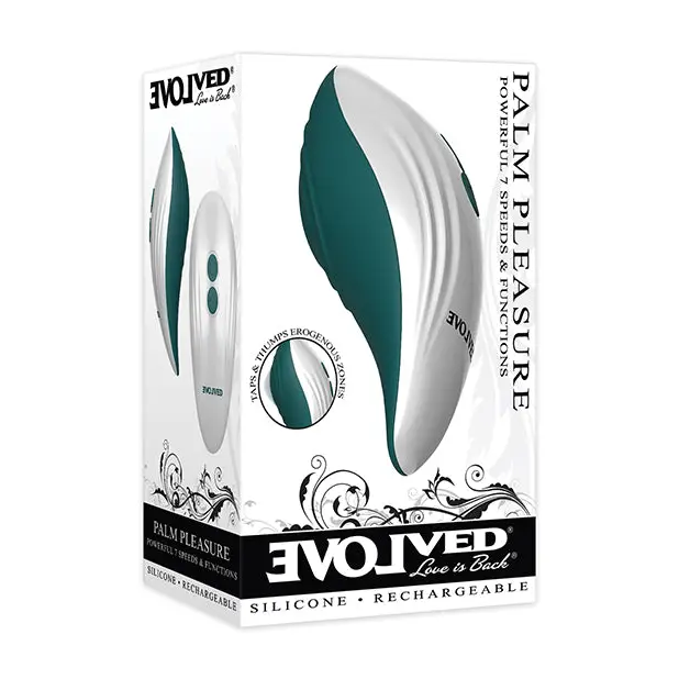Evolved Palm Pleasure - Teal - Stimulators