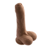 Evolved Peek A Boo Vibrating Dildo - Dark - Dongs & Dildos