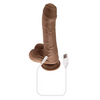 Evolved Peek A Boo Vibrating Dildo - Dark - Dongs & Dildos