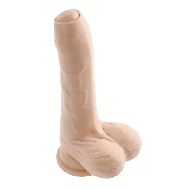Evolved Peek A Boo Vibrating Dildo - Ivory - Dongs & Dildos
