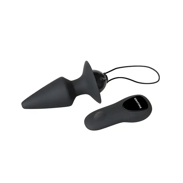 Evolved Plug & Play Remote Anal Plug - Black - Anal Products