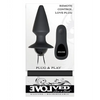 Evolved Plug & Play Remote Anal Plug - Black - Anal Products