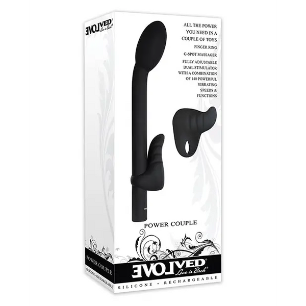 Evolved Power Couple Kit - Black - Stimulators