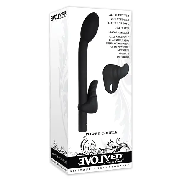Evolved Power Couple Kit - Black - Stimulators