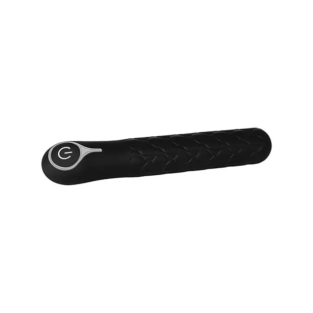 Evolved Quilted Love Rechargeable Vibrator - Black - Vibrators