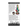 Evolved Rainbow Metal Plug - Large - Anal Products