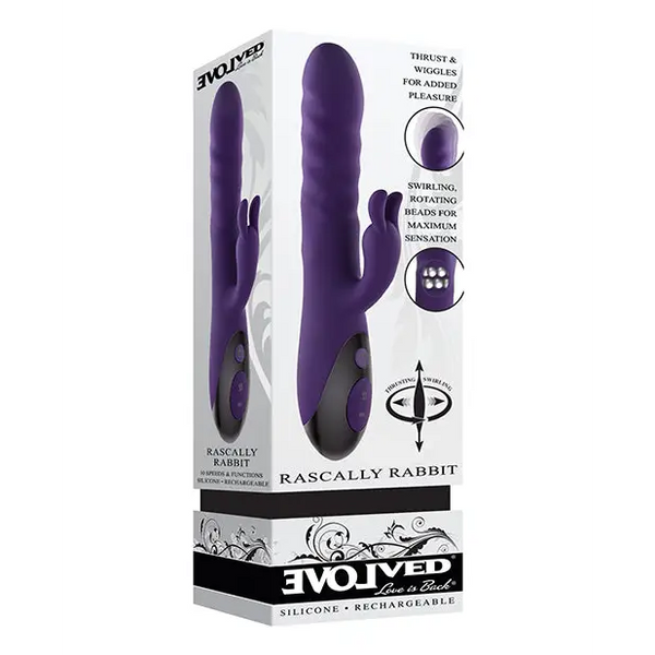 Evolved Rascally Rabbit - Purple - Vibrators