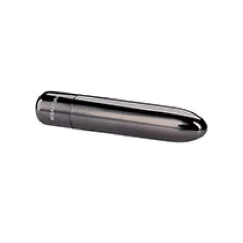 Evolved Real Simple Rechargeable Bullet - Black Chrome - Stimulators