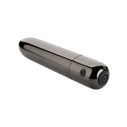 Evolved Real Simple Rechargeable Bullet - Black Chrome - Stimulators