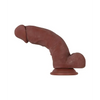 Evolved Real Supple Poseable Girthy Dark 8.5” - Dongs & Dildos