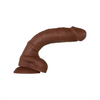 Evolved Real Supple Silicone Poseable Dark 8.25” - Dongs & Dildos