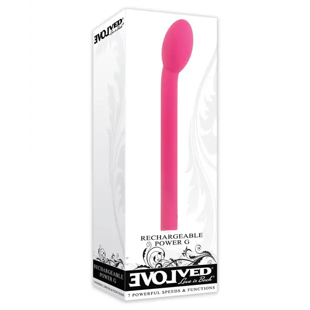 Evolved Rechargeable Power G - Pink - Vibrators