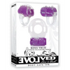 Evolved Ring True Unique Pleasure Rings Kit - 3 Pack Clear/Purple - Stimulators