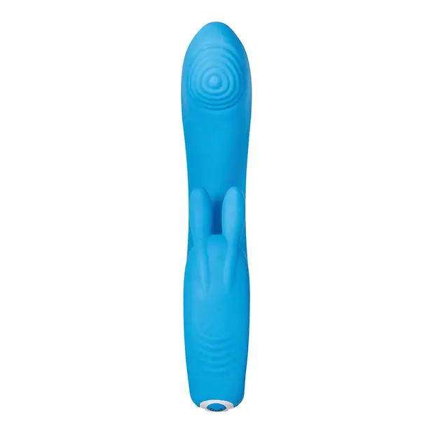 Evolved Sea Breeze Bunny Rechargeable Dual Stim - Blue - Vibrators