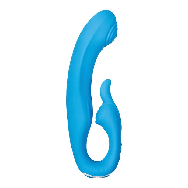 Evolved Sea Breeze Bunny Rechargeable Dual Stim - Blue - Vibrators