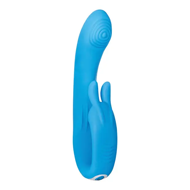 Evolved Sea Breeze Bunny Rechargeable Dual Stim - Blue - Vibrators