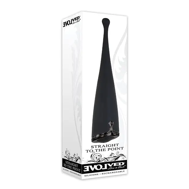 Evolved Straight to the Point Vibrator - Black - Vibrators