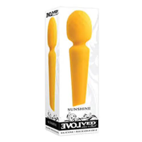 Evolved Sunshine Flexible Wand Vibrator - Yellow - Massage Products