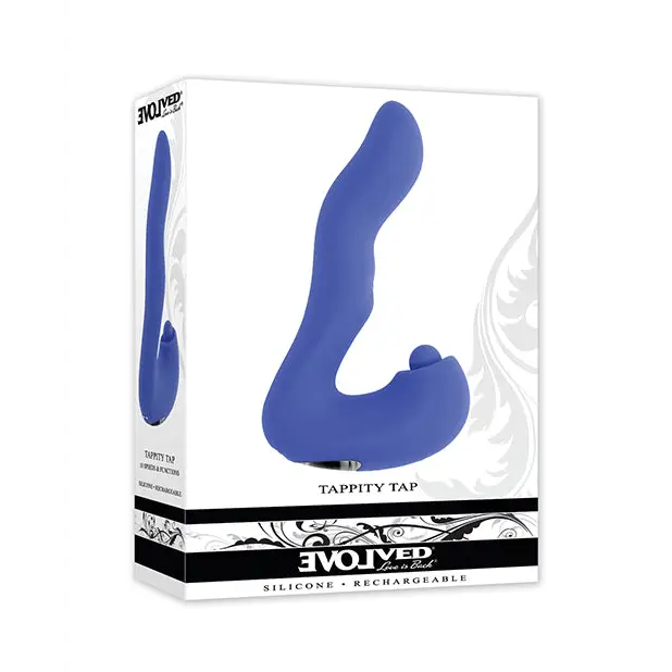 Evolved Tappity Tap Vibrator - Blue - Vibrators