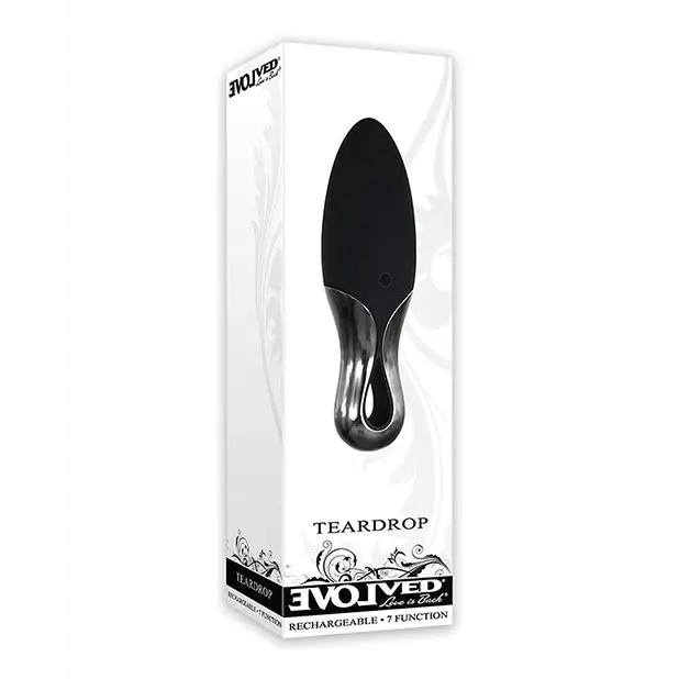 Evolved Teardrop Vibe - Black - Vibrators