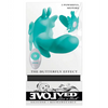 Evolved The Butterfly Effect Rechargeable Dual Stim - Teal - Vibrators