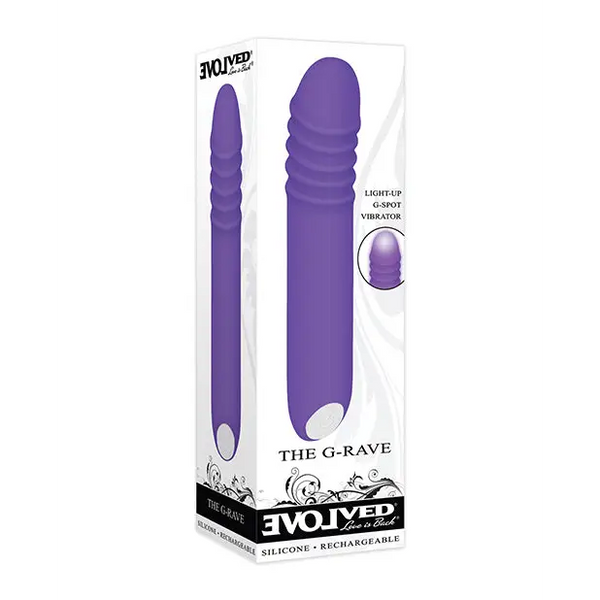 Evolved The G-Rave Light Up Vibrator - Purple - Vibrators