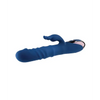 Evolved The Ringer Rechargeable Thrusting Rabbit - Blue - Vibrators