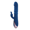 Evolved The Ringer Rechargeable Thrusting Rabbit - Blue - Vibrators