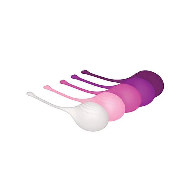 Evolved Tight & Delight 5 pc Weighted Kegel Ball Set - Assorted Colors - Sexual Enhancers